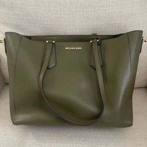 Michael Kors Olive Green Tote